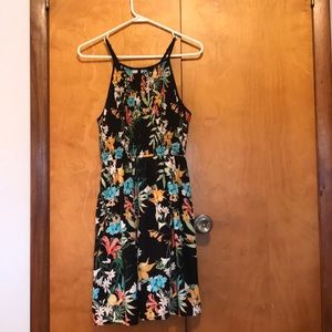 Floral-patterned sun dress